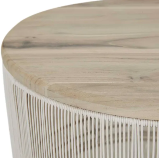 Corsica Float Side Table - Aged Teak image 2